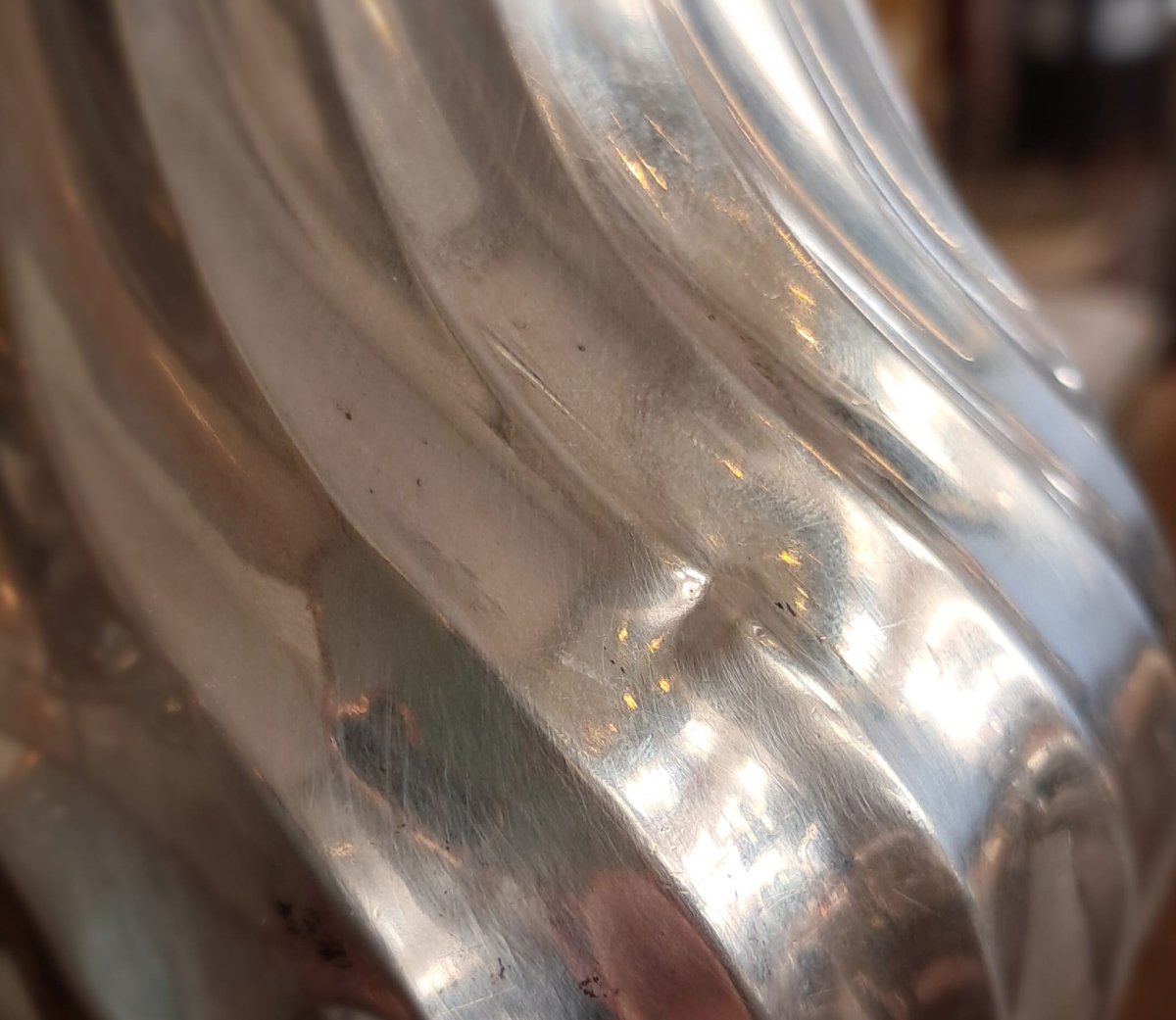 Verseuse en argent et ébène, fin XIXe-photo-7