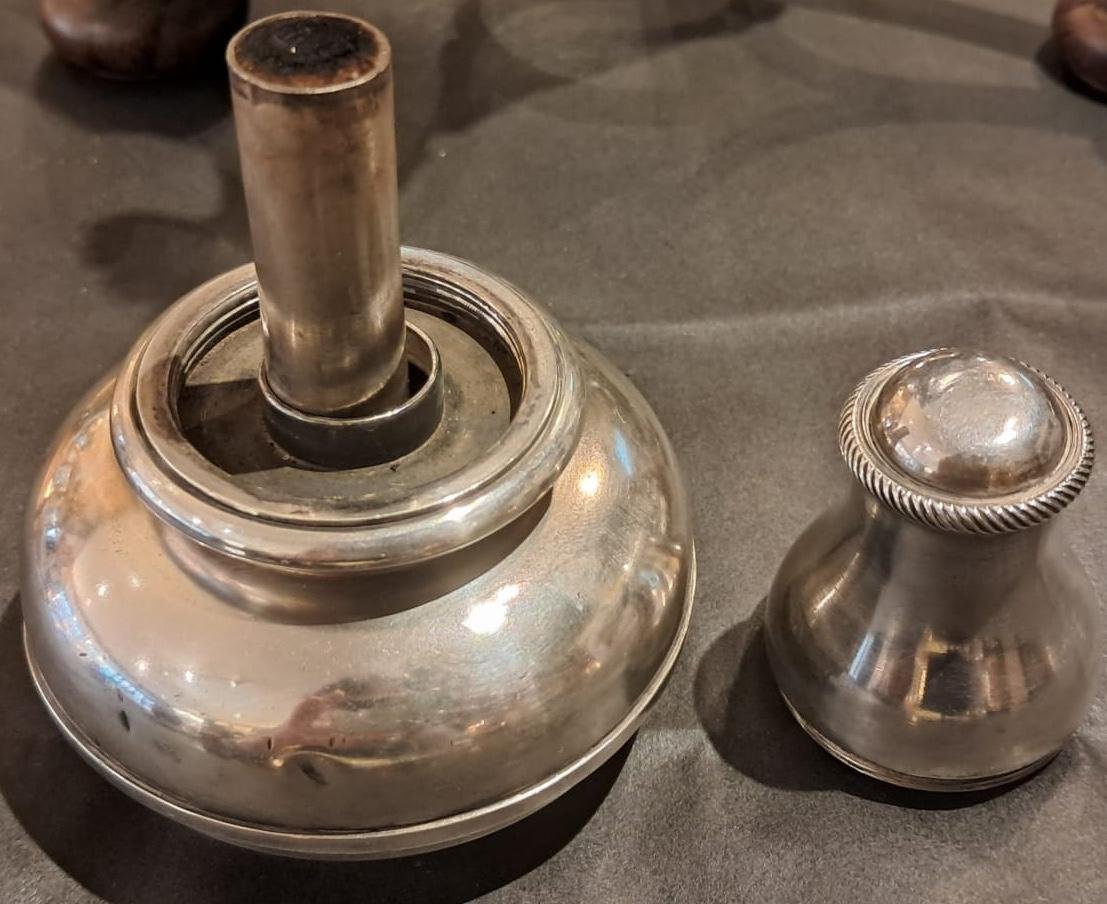 Samovar en métal argenté, Risler & Carré, fin XIXe-début XXe-photo-2