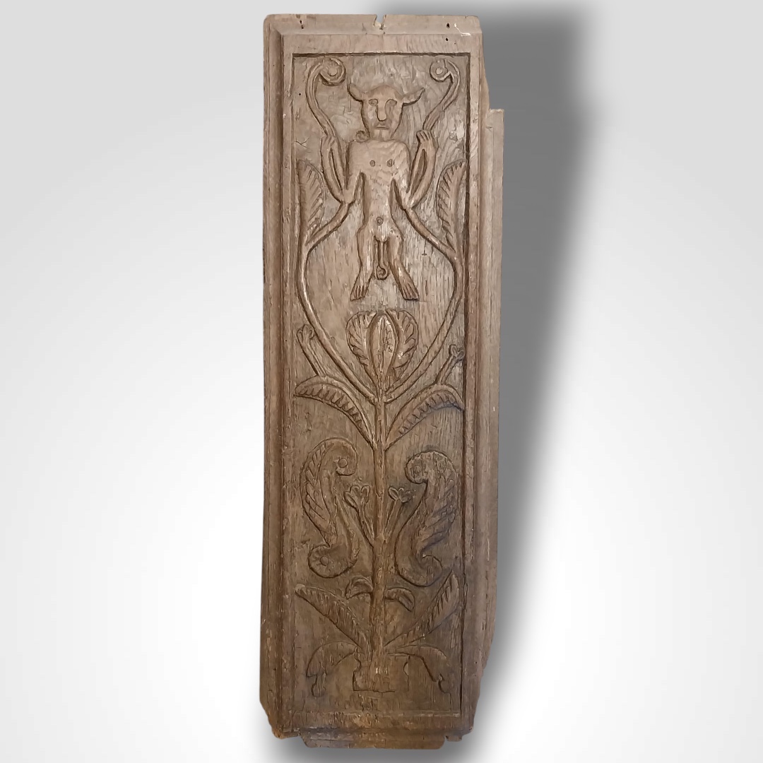 Panneau décoratif en bois sculpté, XVIe.