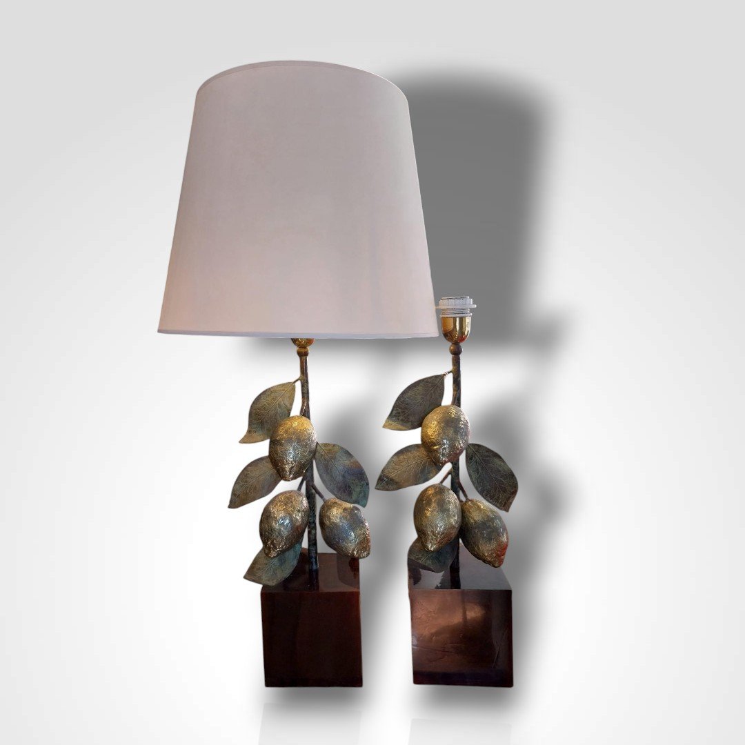 Pair Of Lamps From The 70s-photo-2