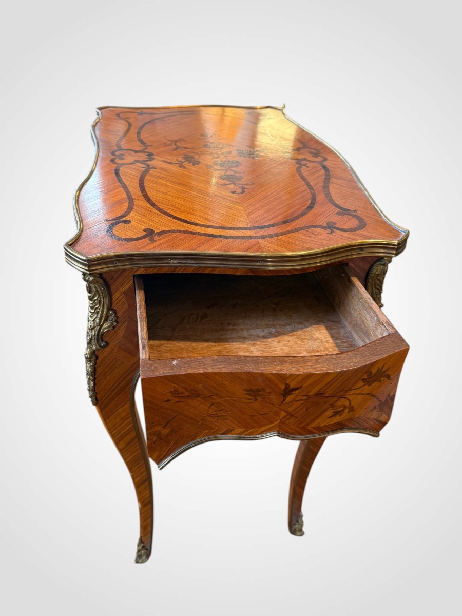 Center Table, Louis XV Style, 19th Century -photo-2
