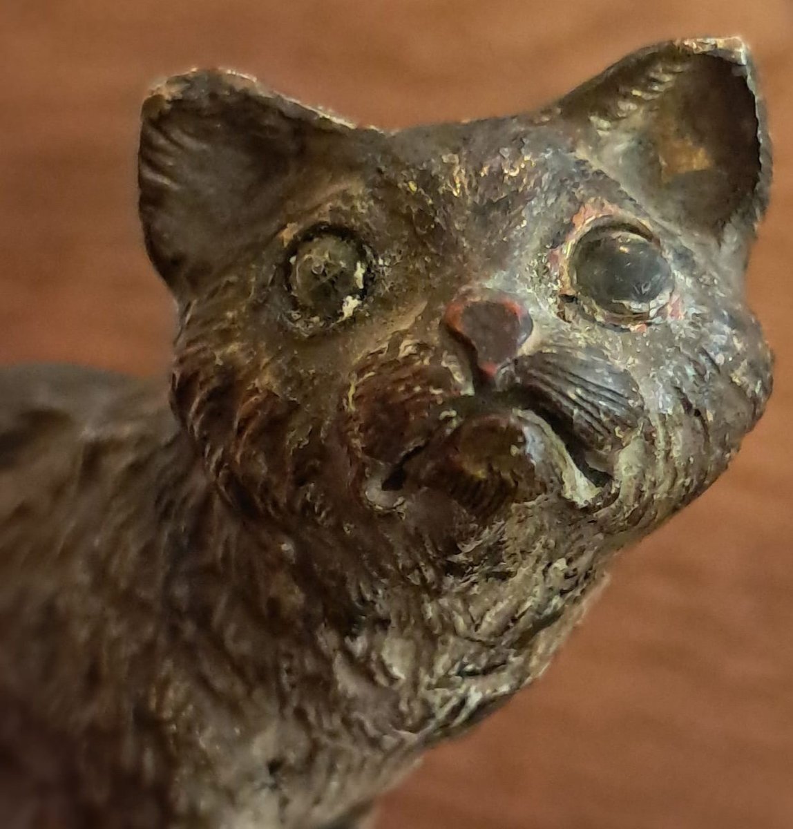 Bronze de Vienne représentant un chat, XIXe-photo-2