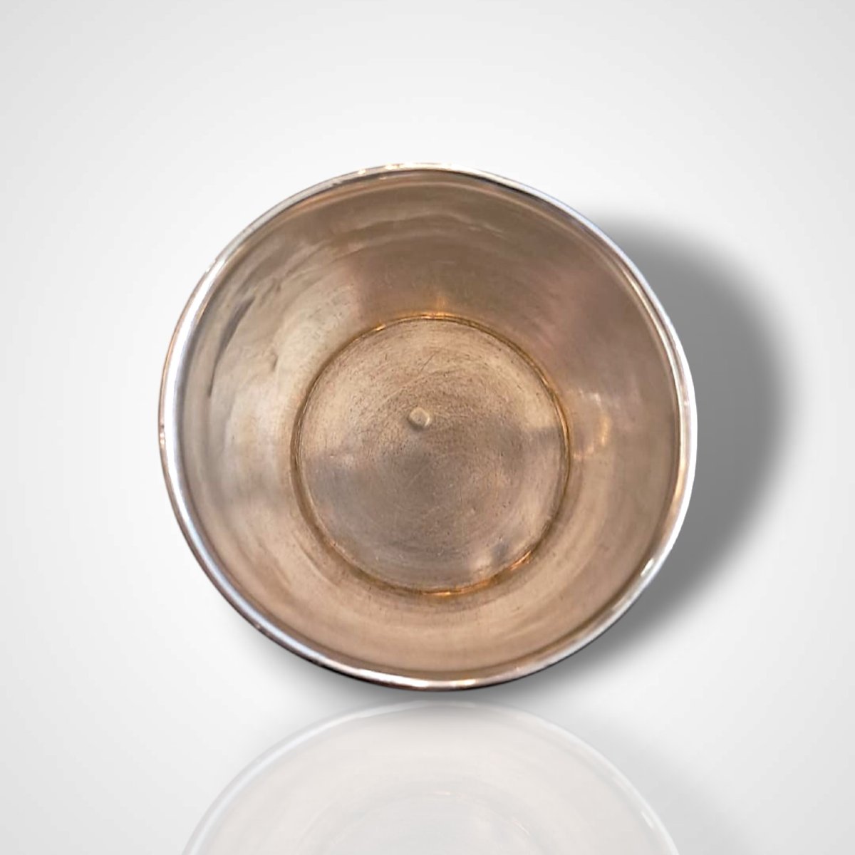 Timbale en argent massif, fin XIXe-photo-4