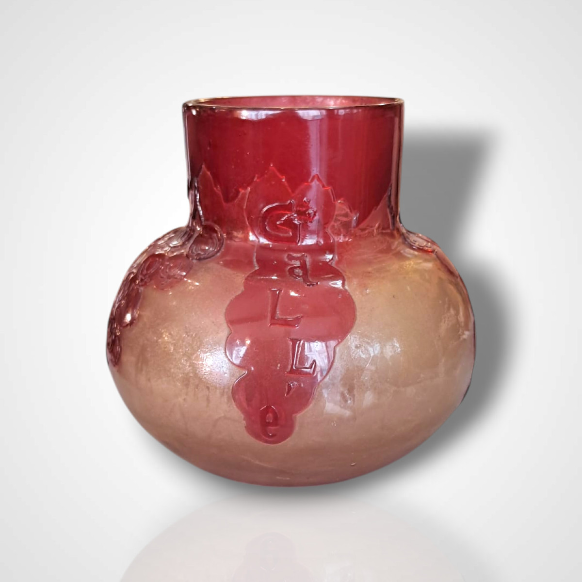 Vase Decorated With Currants, Gallé, Early 20th Century
