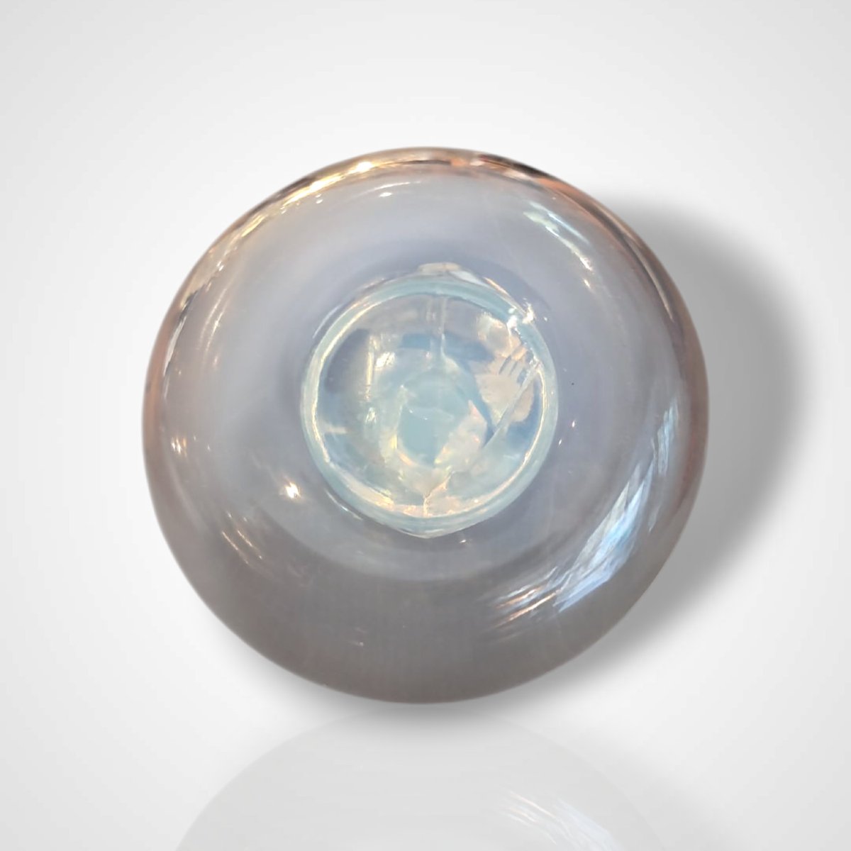 Round “rabbit” Ring Holder Or Ashtray, Lalique, 20th Century-photo-1