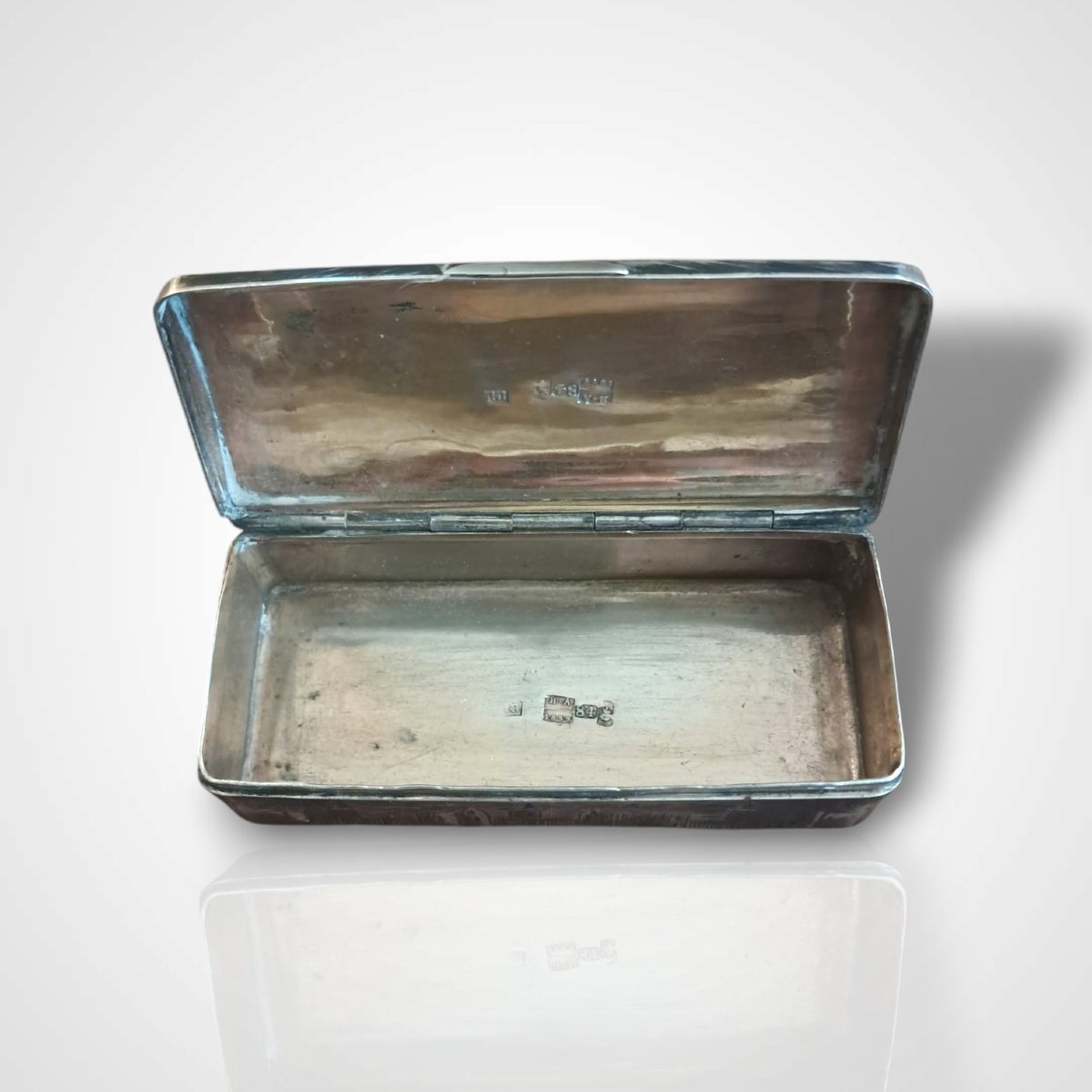 Niello Silver Box, Russia, 19th Century-photo-2