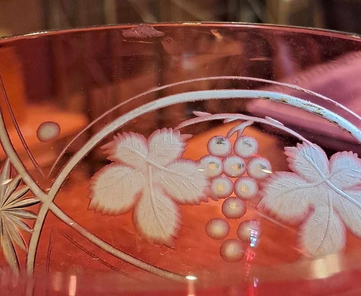Crystal Rhine Wine Glasses, 20th Century-photo-2