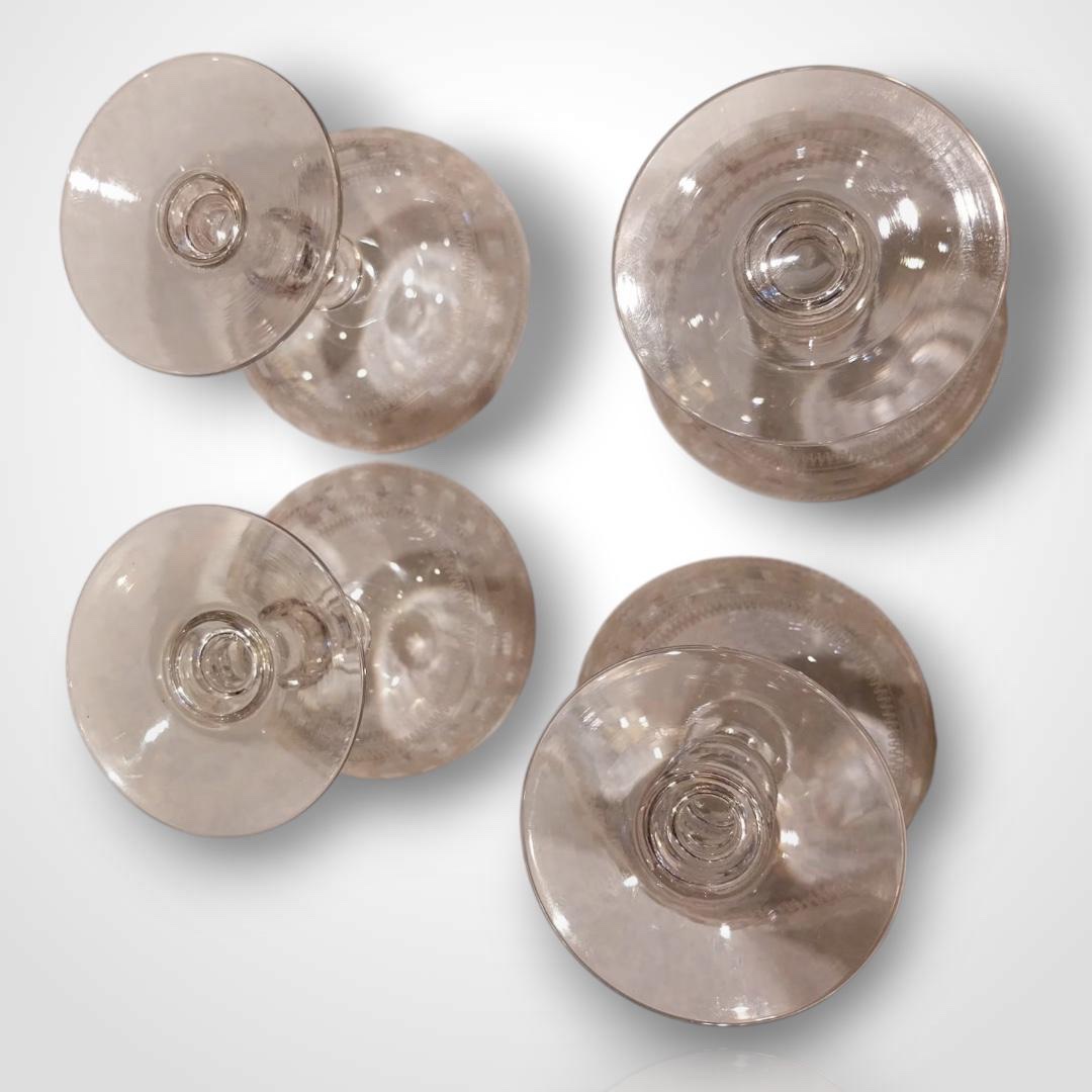 Baccarat, coupes à champagne, XXe-photo-4