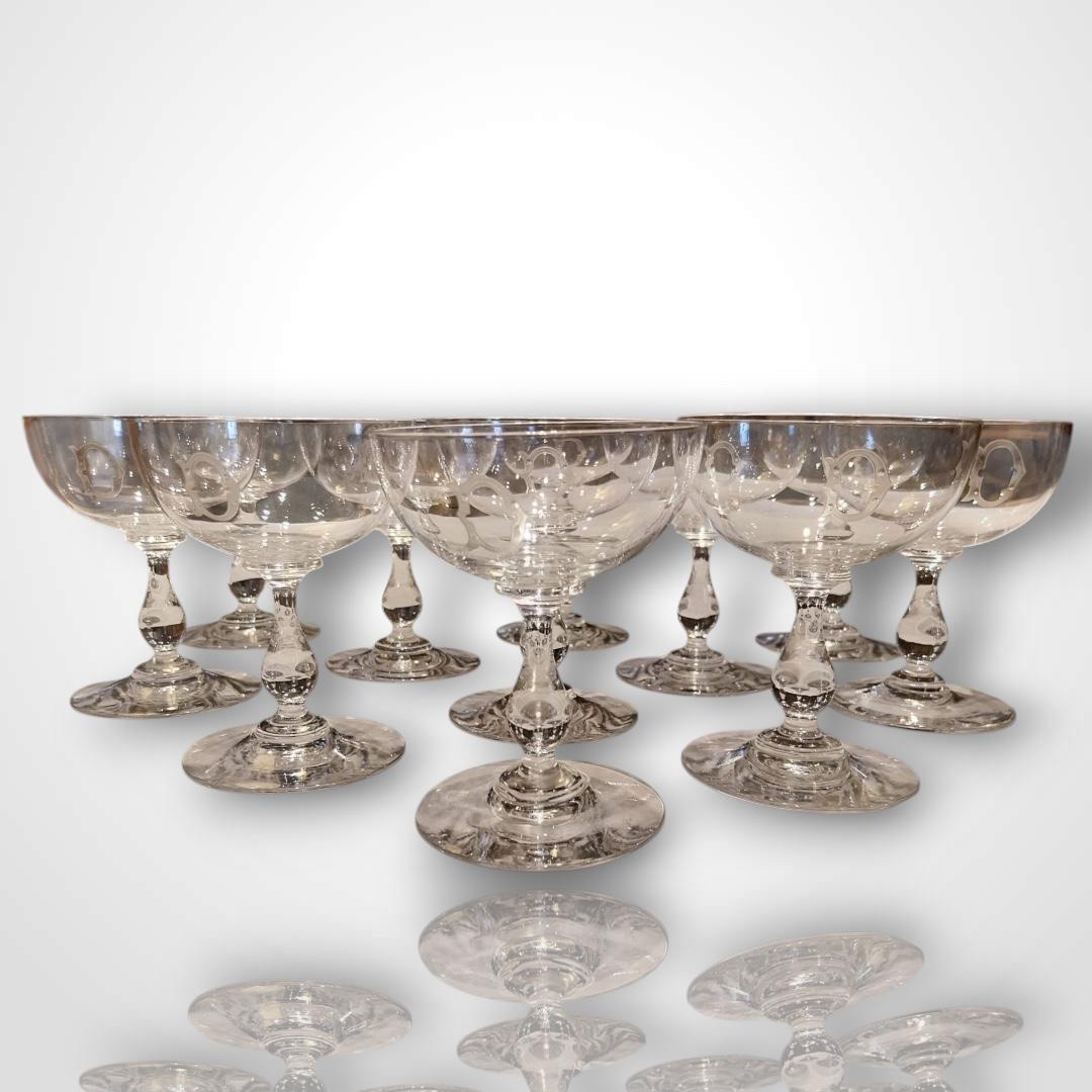 Coupes à champagne, XXe 