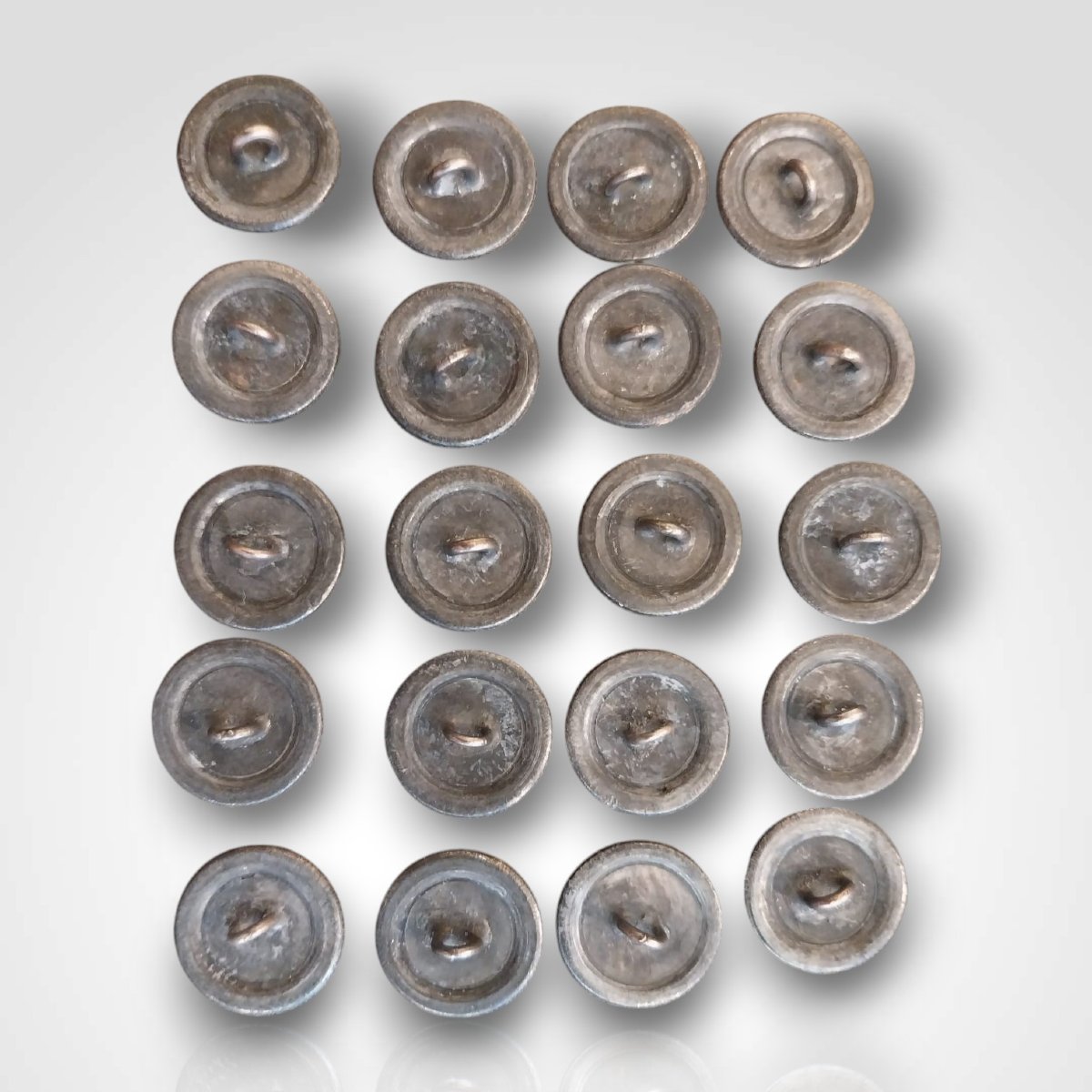 Ensemble de boutons militaires de la garde nationale 1816-1830-photo-1
