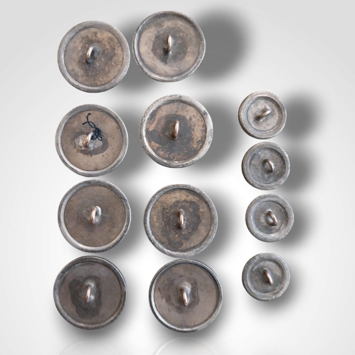 Ensemble de boutons militaires de la garde nationale 1816-1830-photo-2