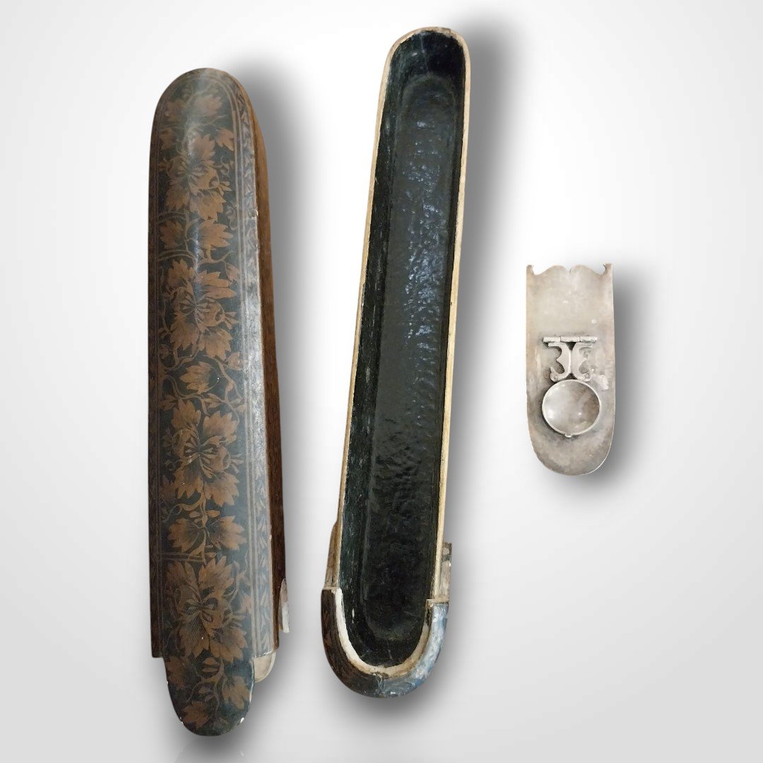 Qalamdan Pencil Case, Iran, 19th Century-photo-4