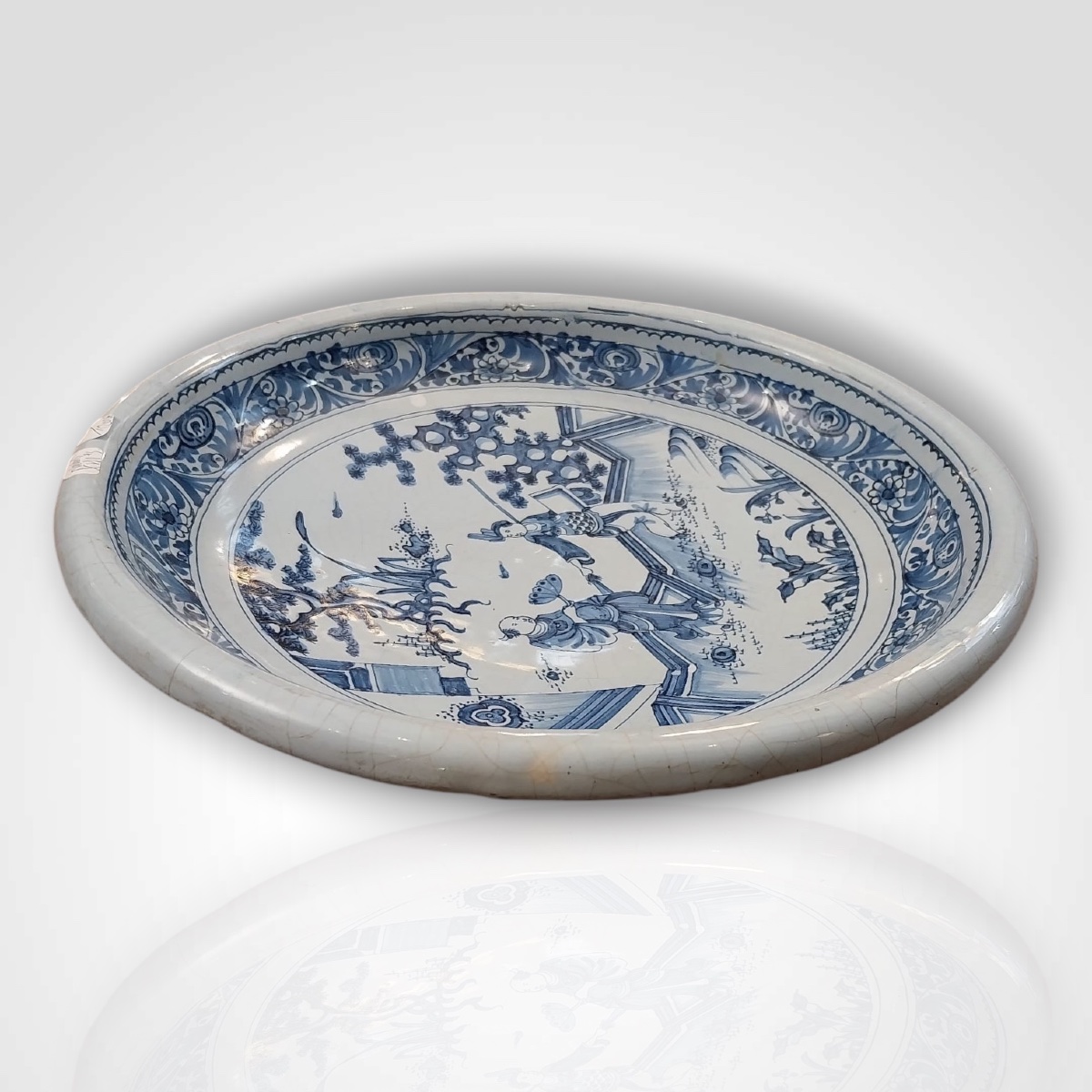 Bowl, Nevers Earthenware, 17th Century-photo-2