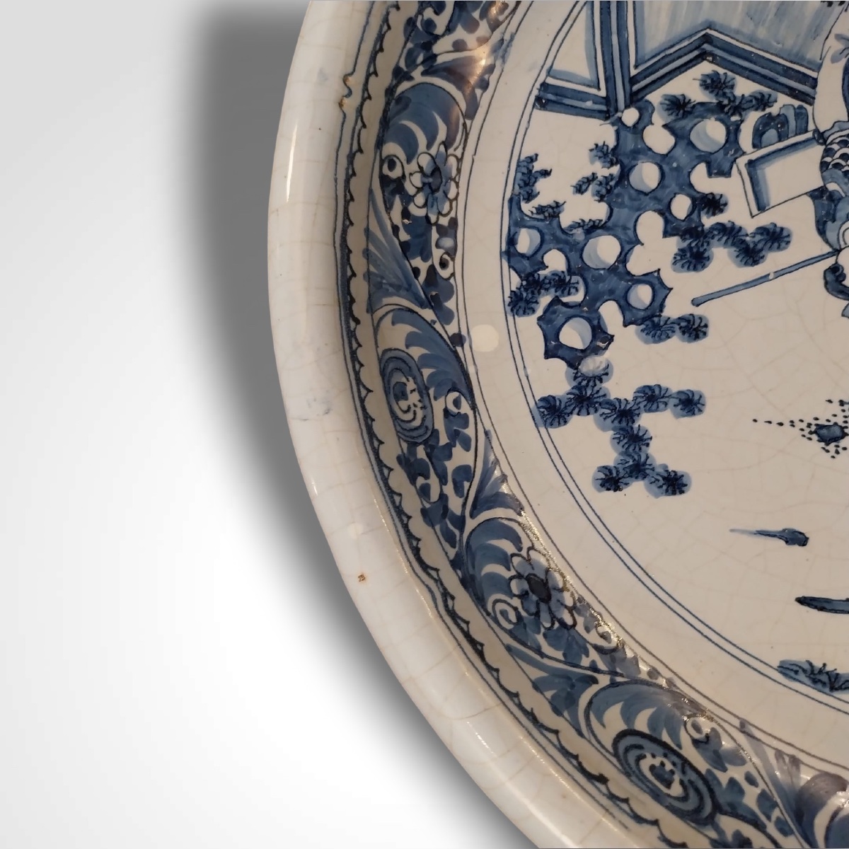 Bowl, Nevers Earthenware, 17th Century-photo-2