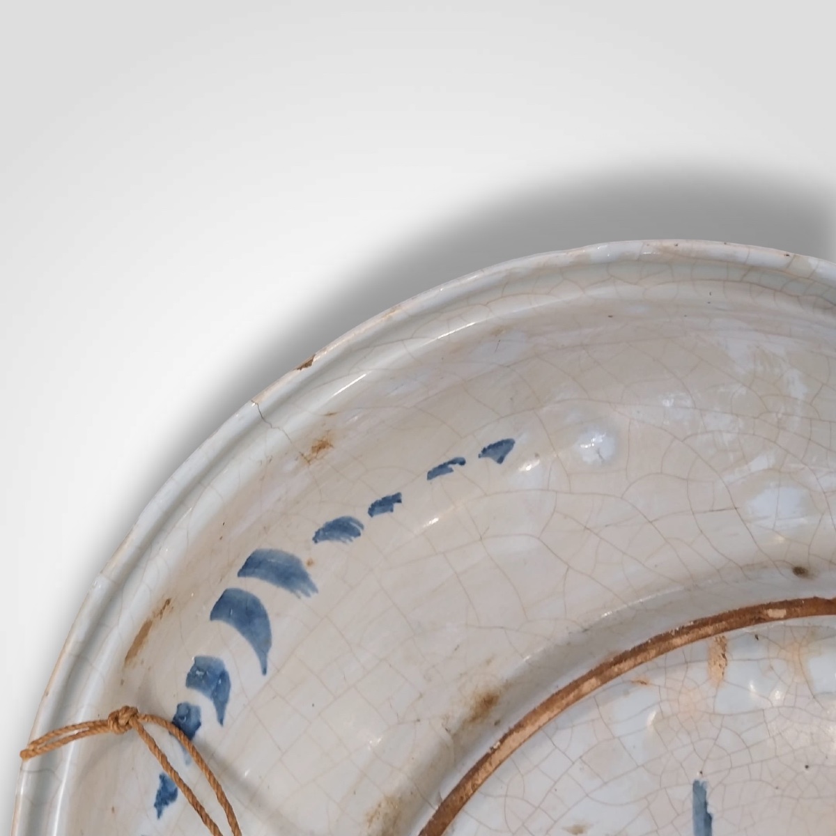 Bowl, Nevers Earthenware, 17th Century-photo-3