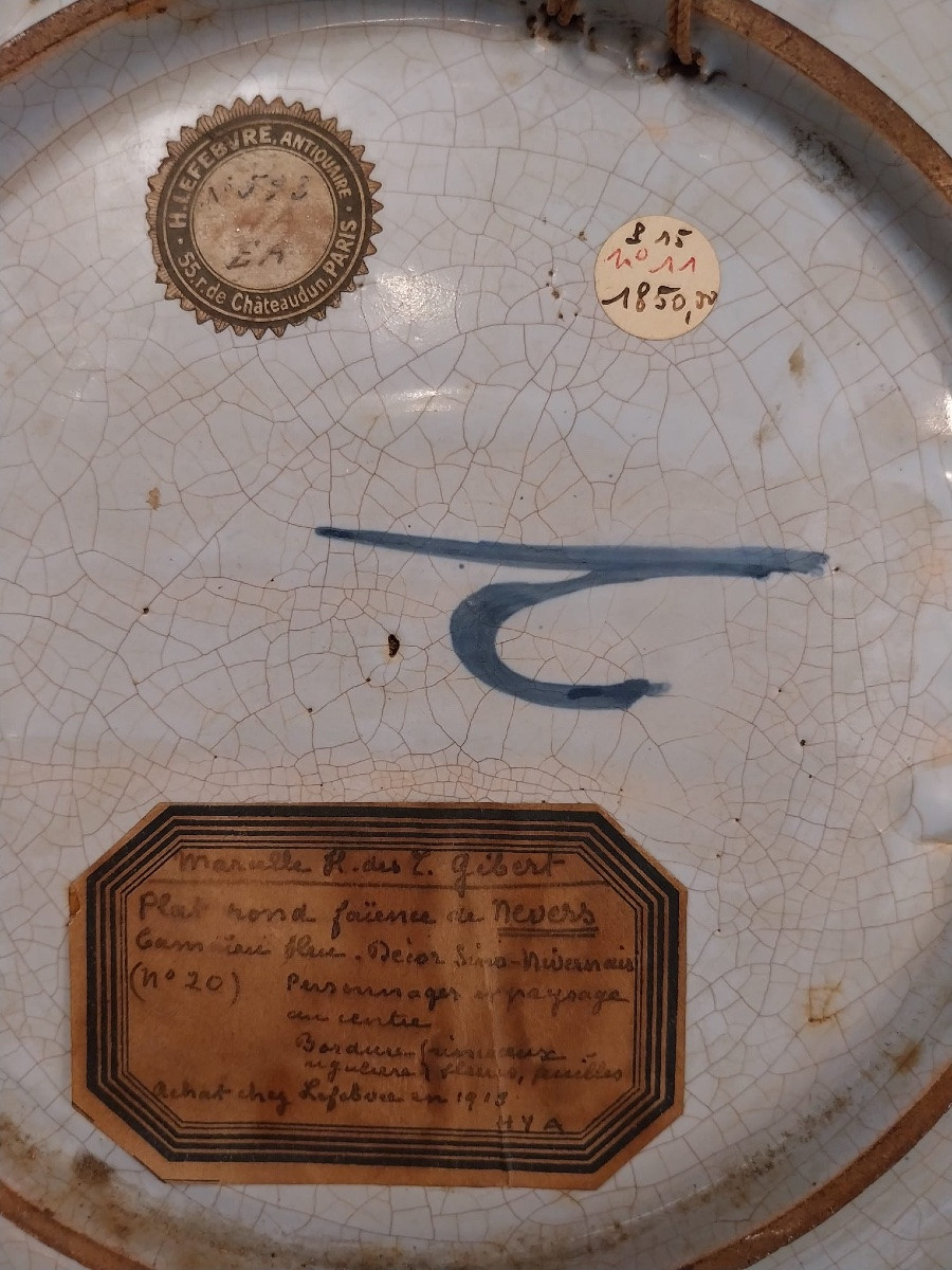 Bowl, Nevers Earthenware, 17th Century-photo-8