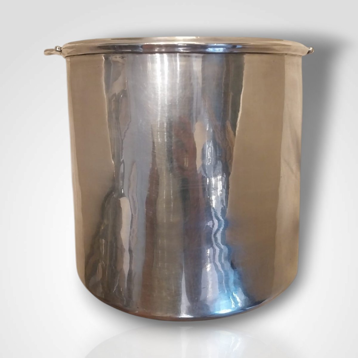 Silver-plated Metal Bucket - Cooler, 18th Century-photo-2