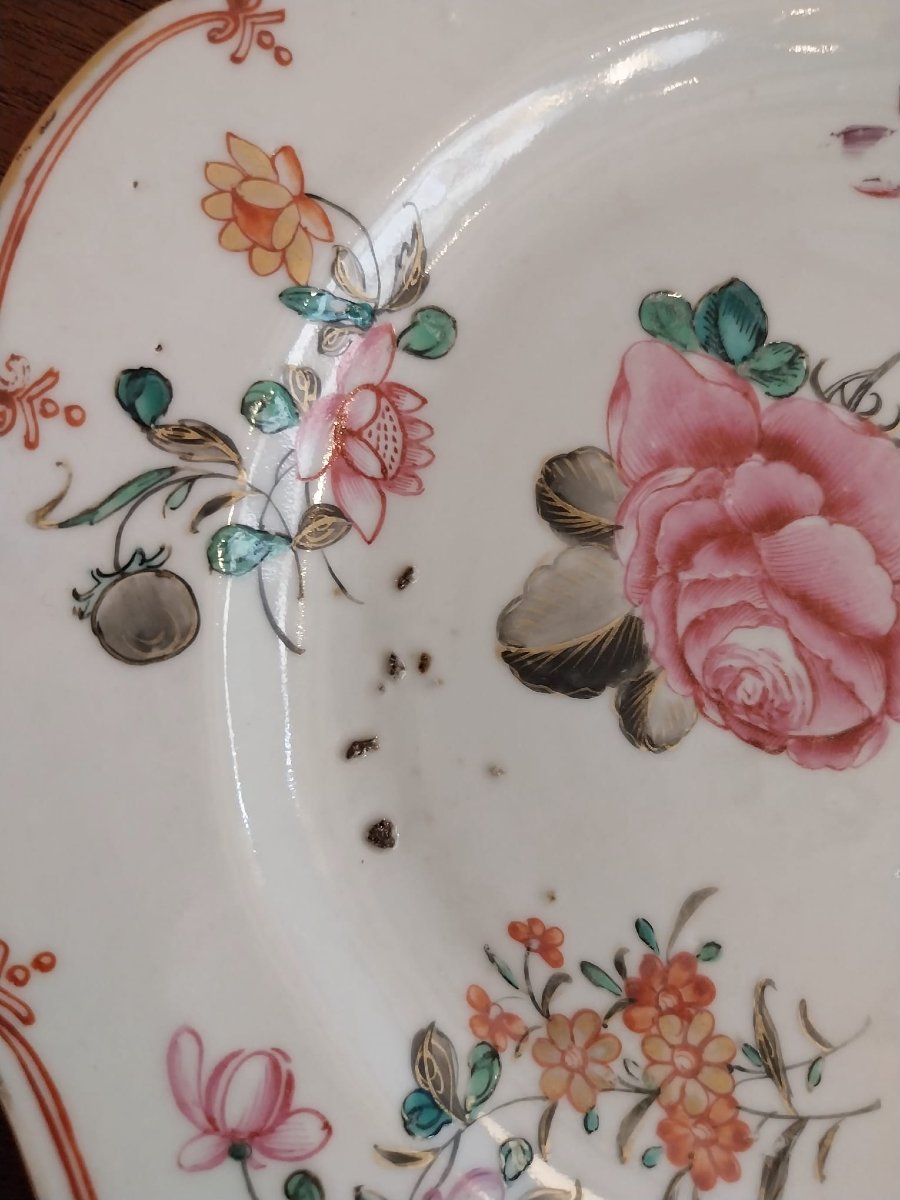 Porcelain Plate, East India Company, China, 18th Century-photo-2