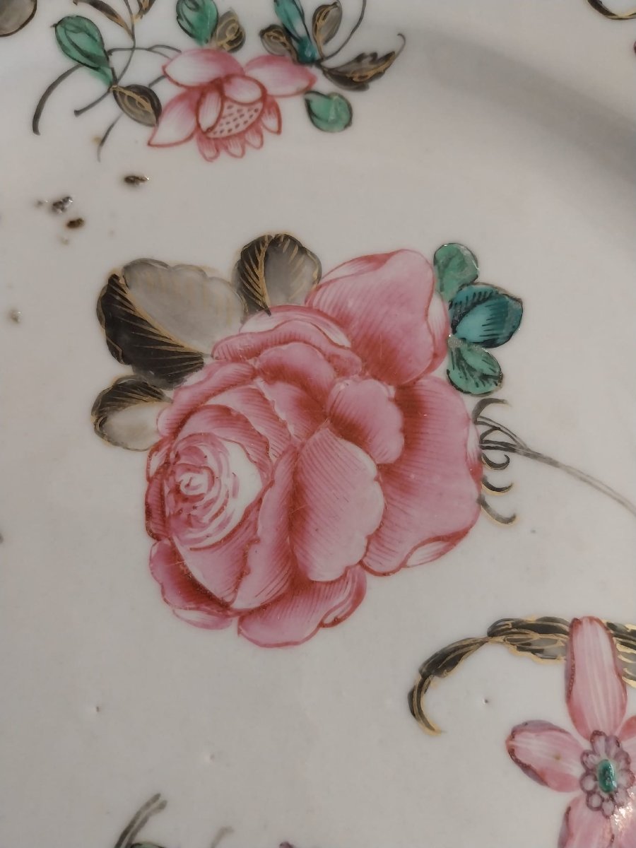 Porcelain Plate, East India Company, China, 18th Century-photo-4