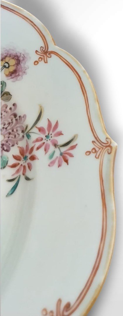 Porcelain Plate, East India Company, China, 18th Century-photo-1
