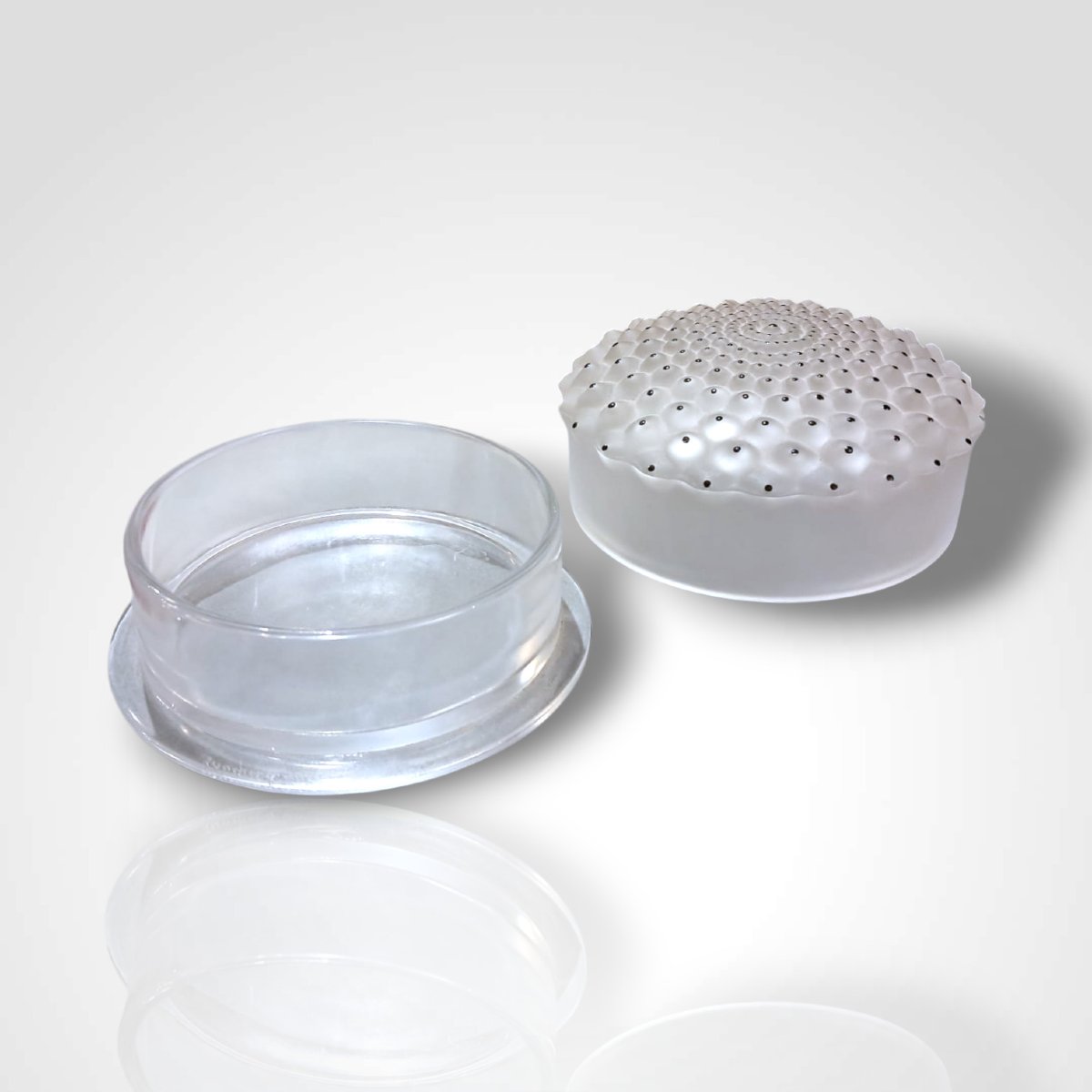 Poudrier “cactus”, Lalique, XXe-photo-4
