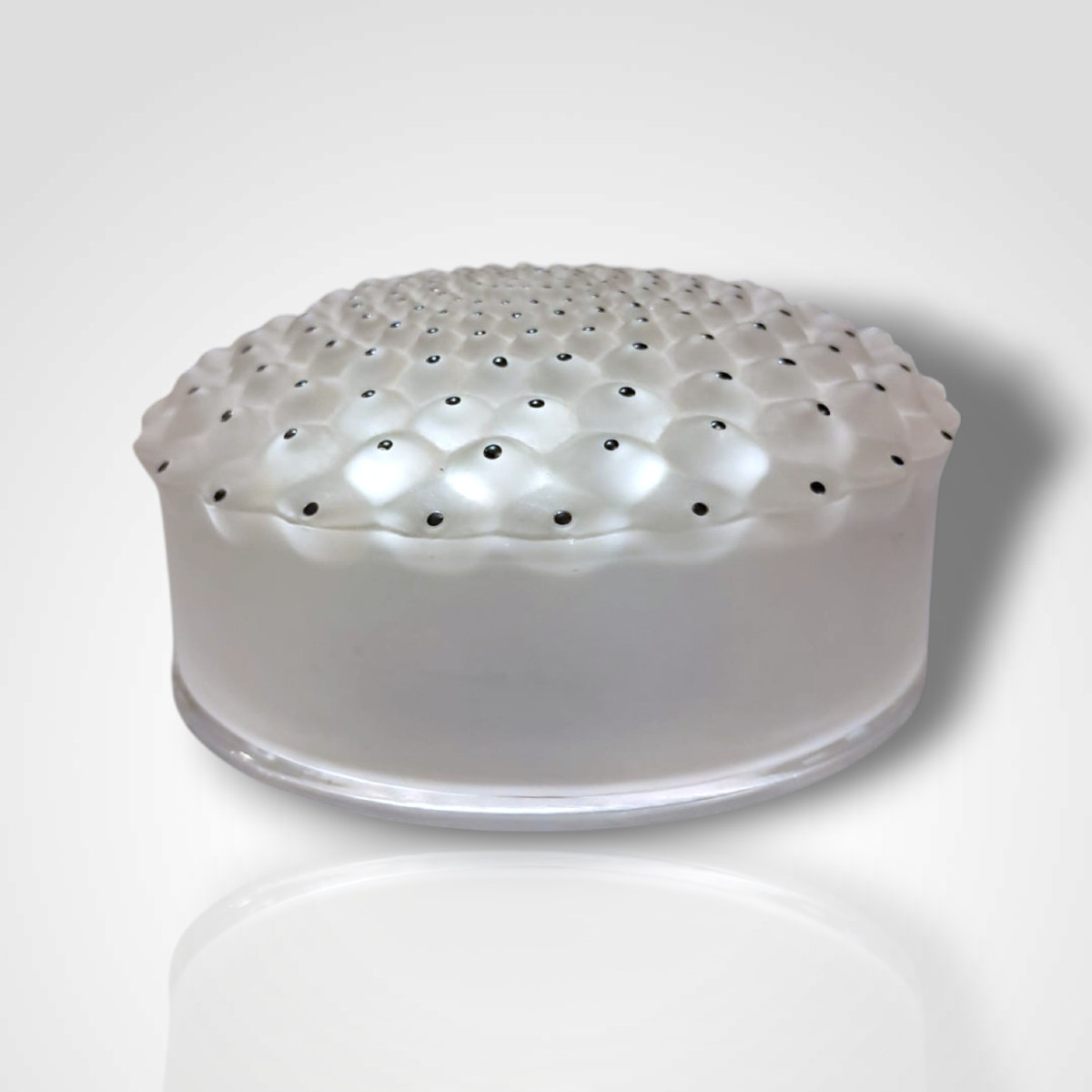Poudrier “cactus”, Lalique, XXe