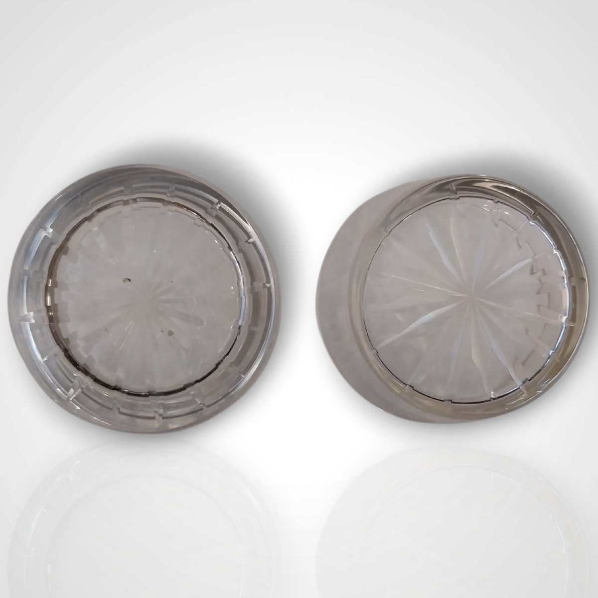 Paire de salières en argent XIXe-photo-4