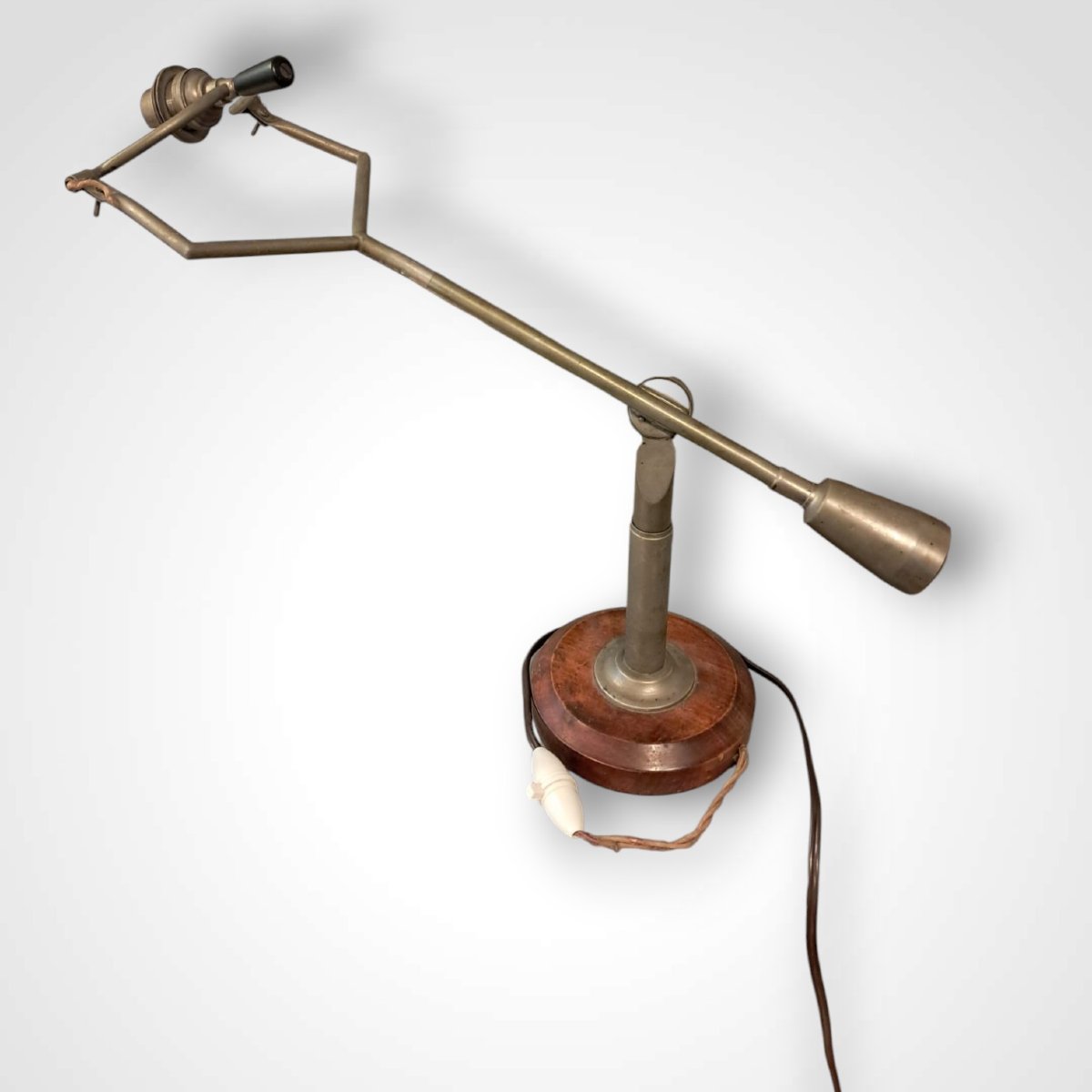 Edouard-Wilfred Buquet, lampe à balancier, XXe-photo-3