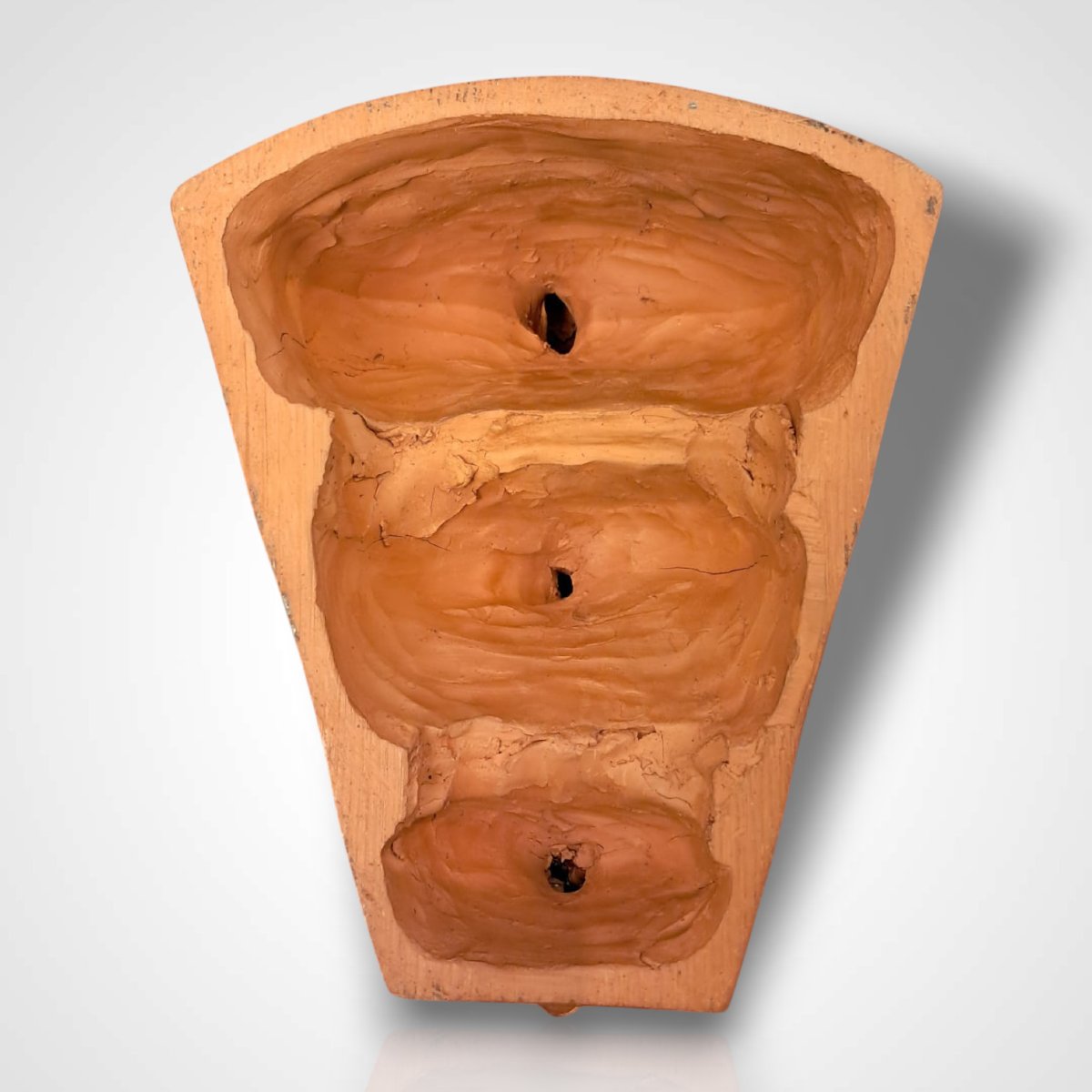 Gaston Hauchecorne, Terracotta Representing Three Chinese Figures, 20th Century-photo-3