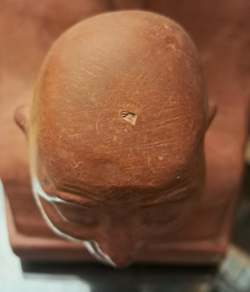 Gaston Hauchecorne, Terracotta Representing Three Chinese Figures, 20th Century-photo-5