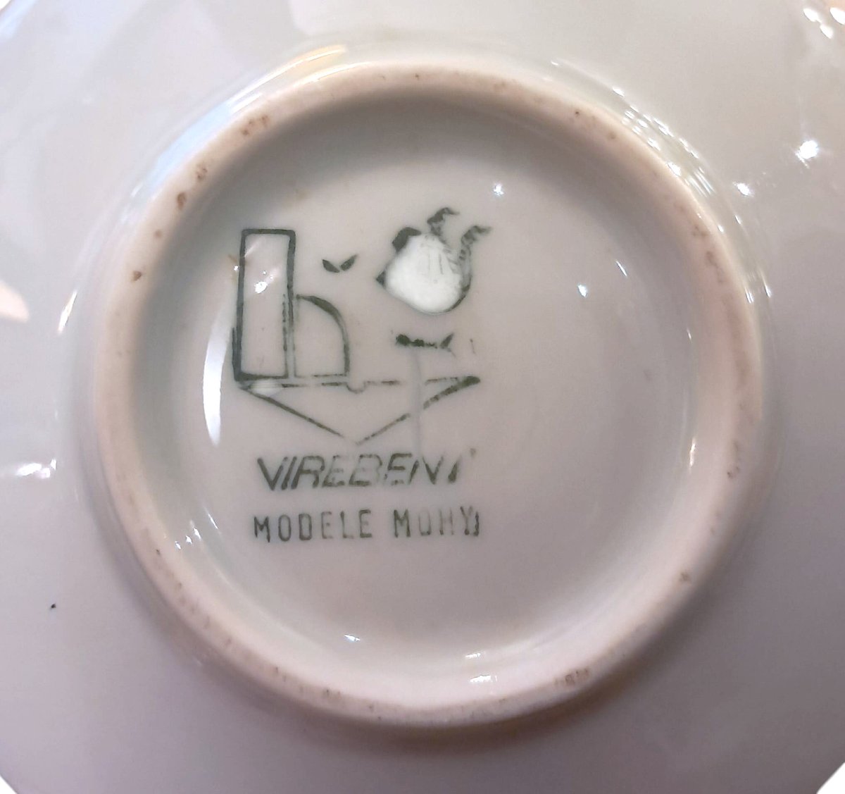 Yves Mohy For Virebent, Porcelain Tea Set, 20th Century-photo-2