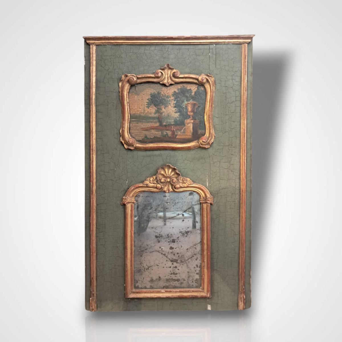 Petit miroir trumeau, vers 1900