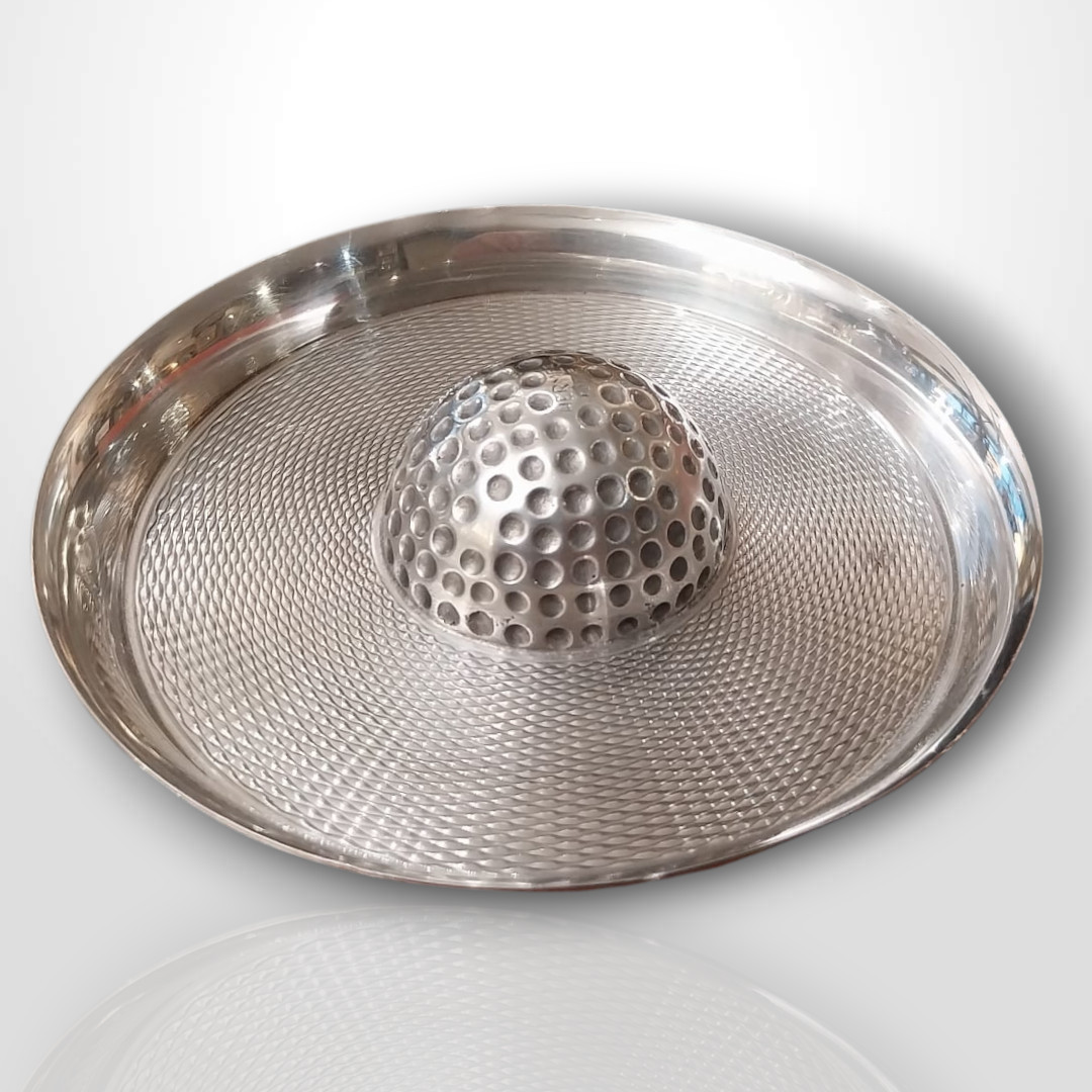 Ravinet D’Enfert pour Hermès, vide-poche - cendrier en argent massif, XXe