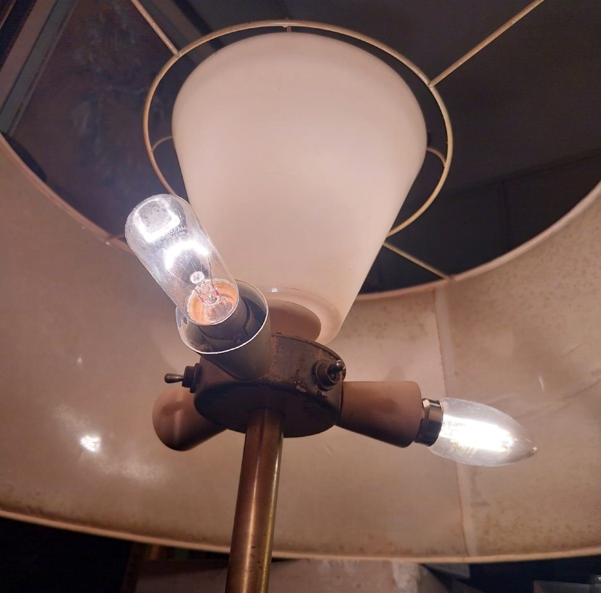 Paire de lampadaires années 60-photo-2