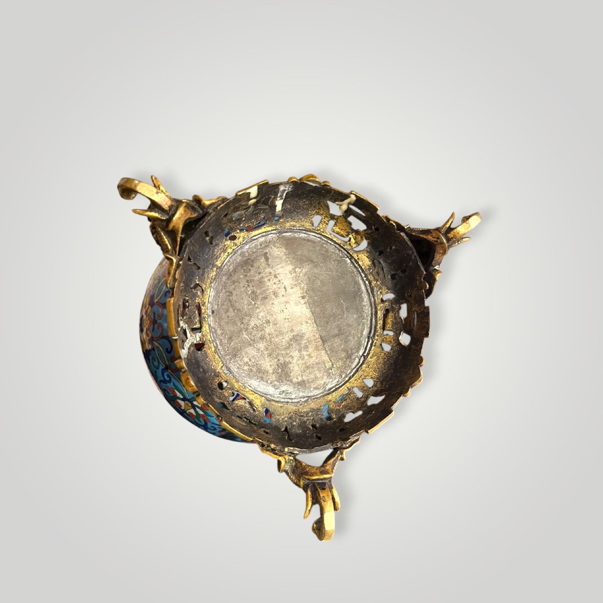 Pair Of Cloisonné Vases, China, 19th Century-photo-6