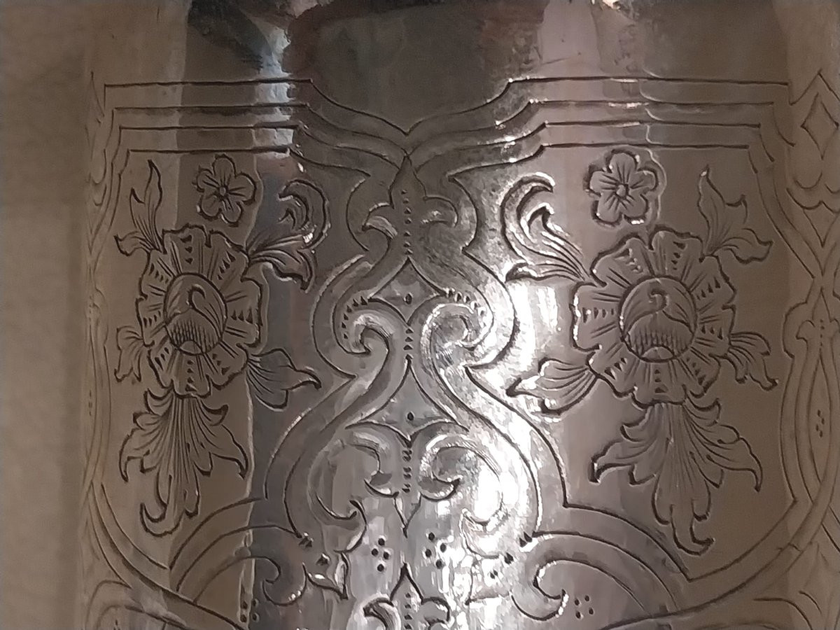 Russian Solid Silver Cup, Late 19th Century-photo-1