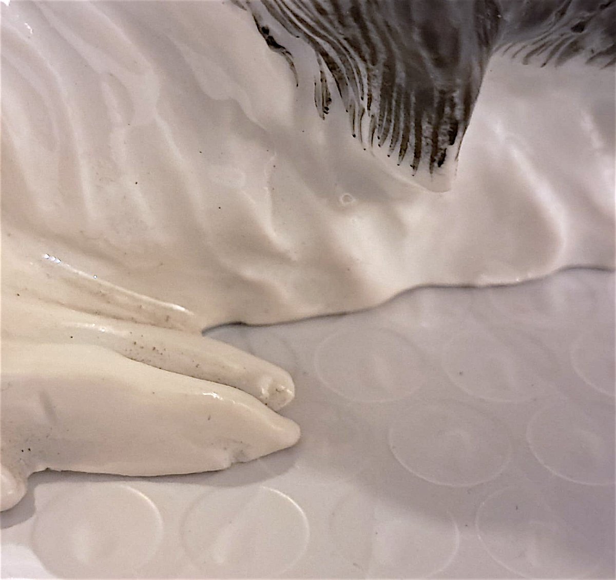 Petit chien en porcelaine, Niderviller, XIXe-photo-4