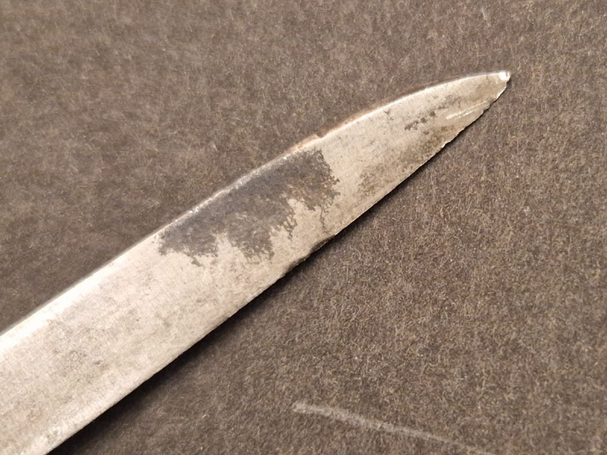 Couteau pliant en or et nacre, fin XVIIIe-photo-8