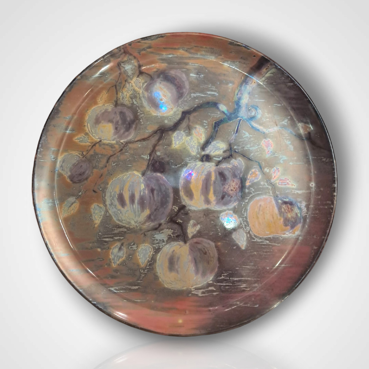 Large Platter, Pierre Delbet, Late 19th Century