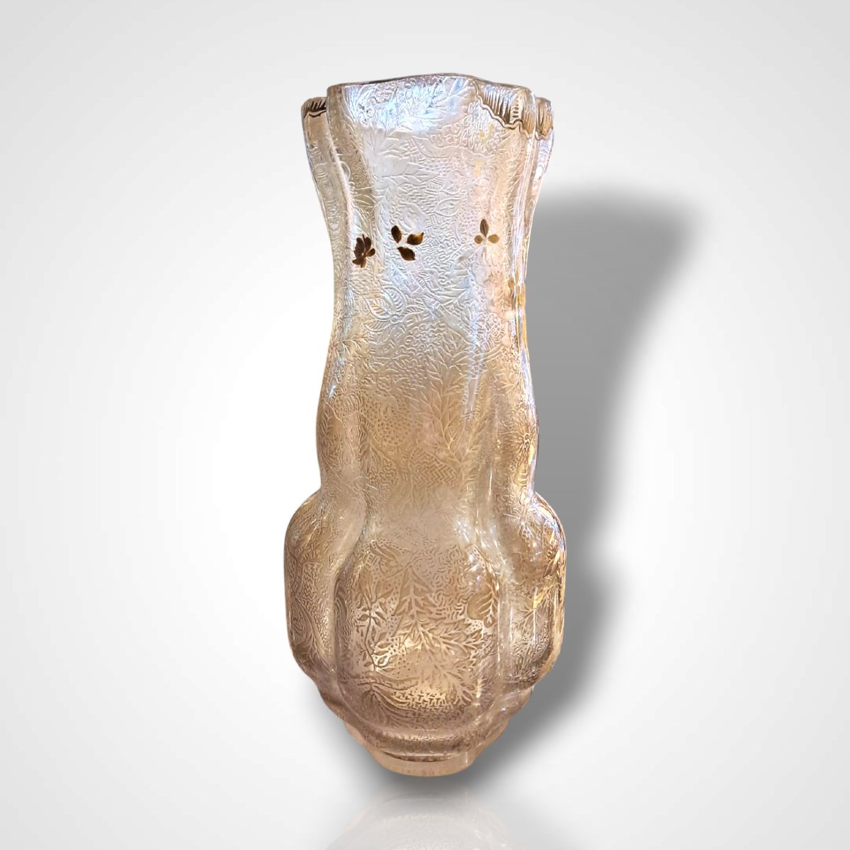 Vase en cristal, début XXe-photo-3