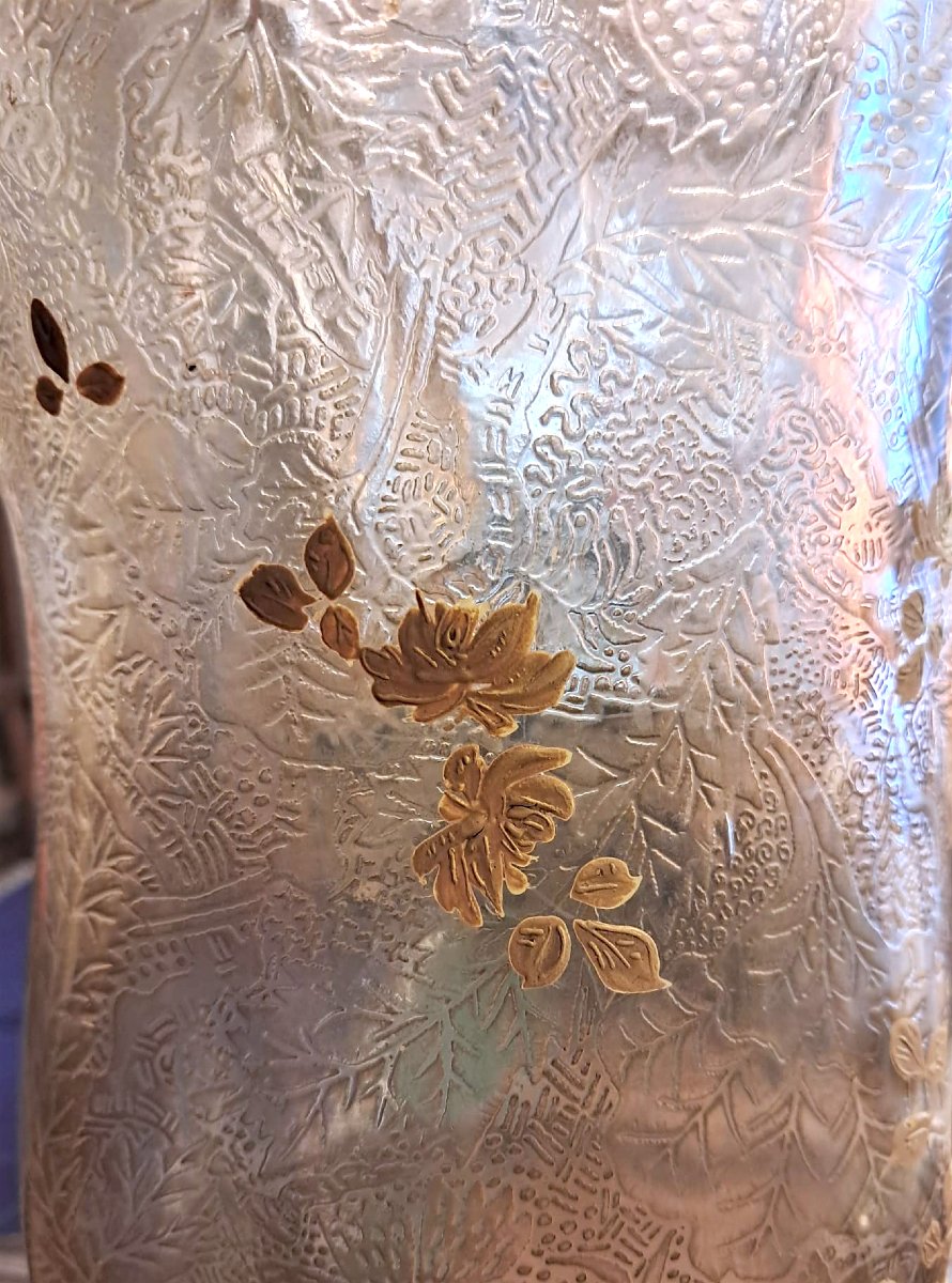 Vase en cristal, début XXe-photo-5
