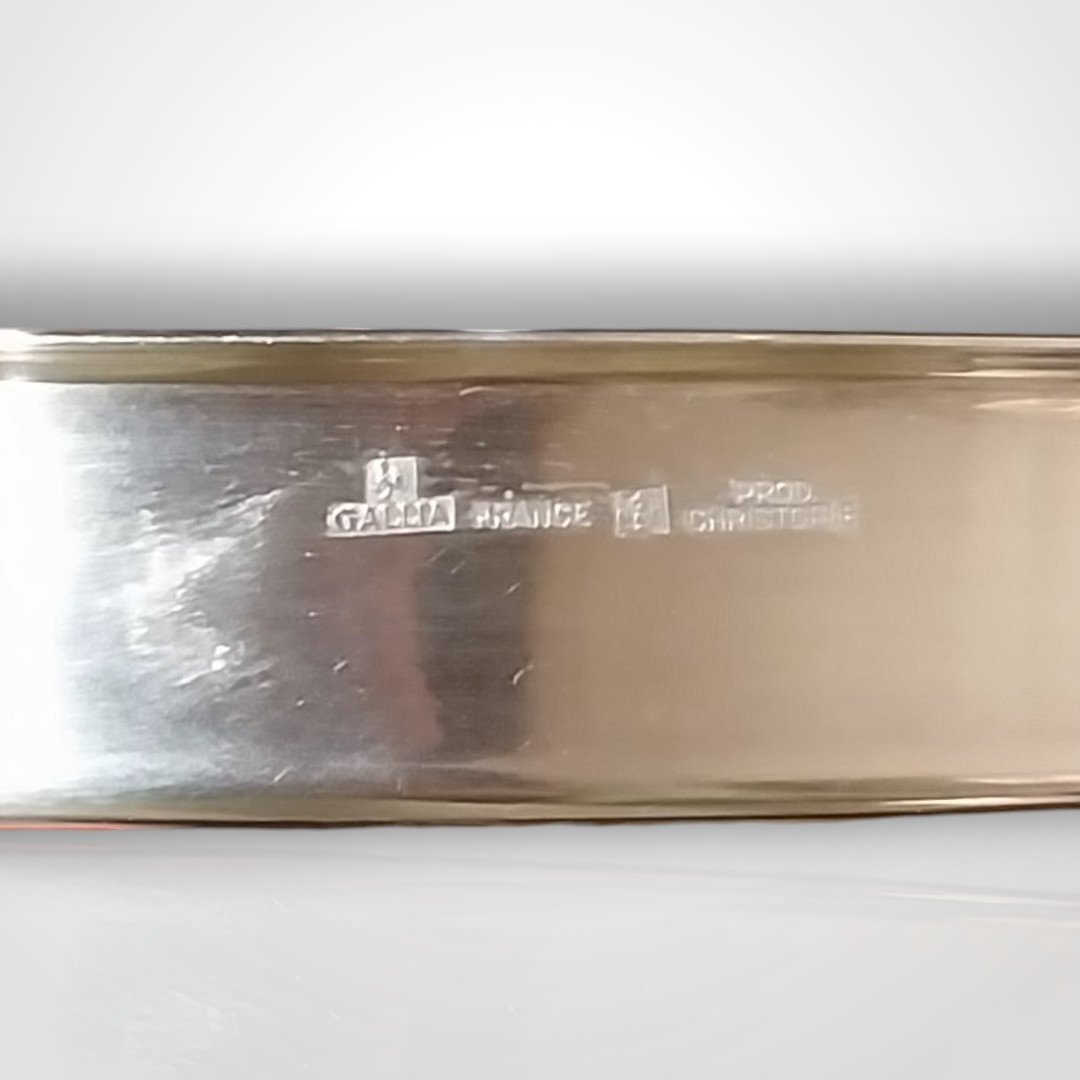 Christofle Gallia , plateau - vide-poche, XXe-photo-2