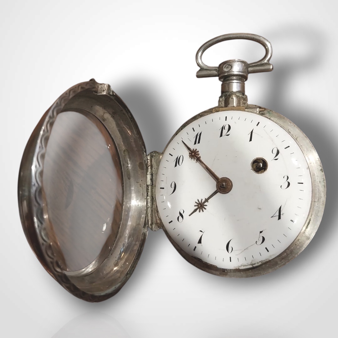 Montre à gousset ou de poche en argent, XXe-photo-4