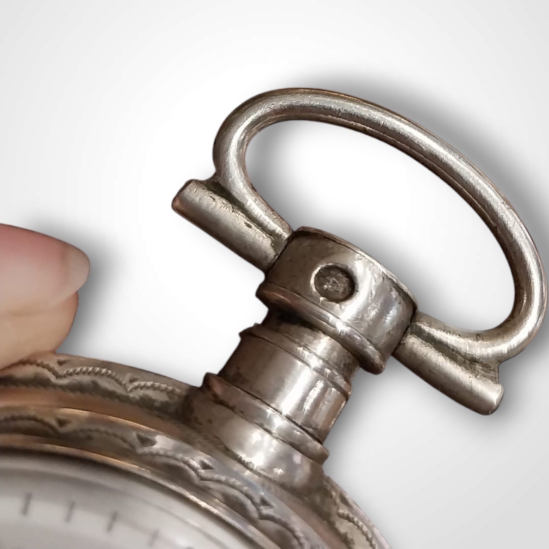 Montre à gousset ou de poche en argent, XXe-photo-2