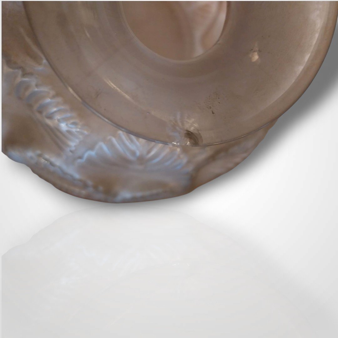 René Lalique (1860-1945), vase modèle Ormeaux, XXe-photo-1