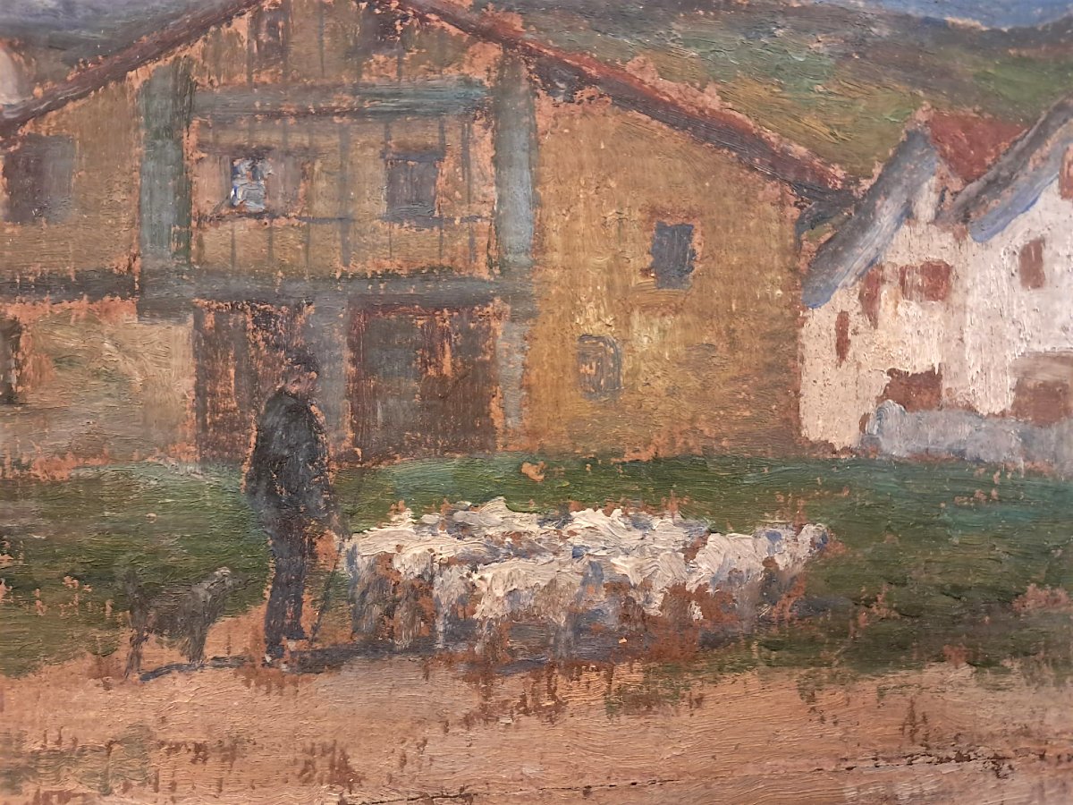 Louis Floutier, vue d’Ainhoa, XXe-photo-4