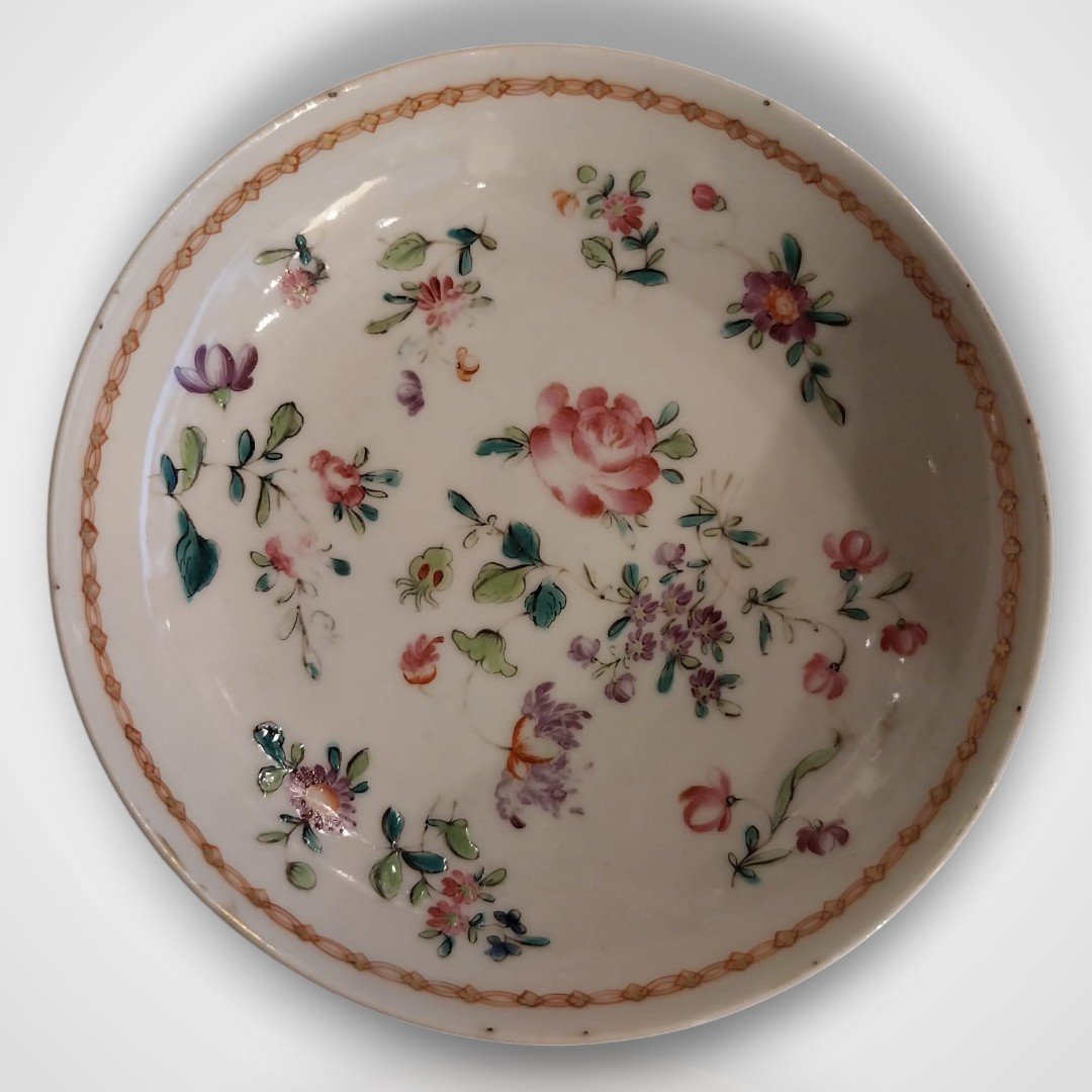 East India Company, Porcelain Coffe Cup Set, 18th Century.-photo-3