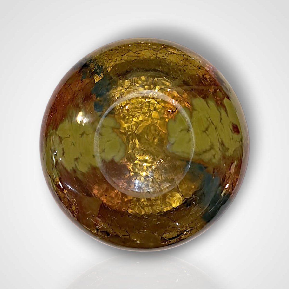 Attributed To Léveillé And Rousseau, Covered Box In Glass And Silver, Late 19th Century-photo-4