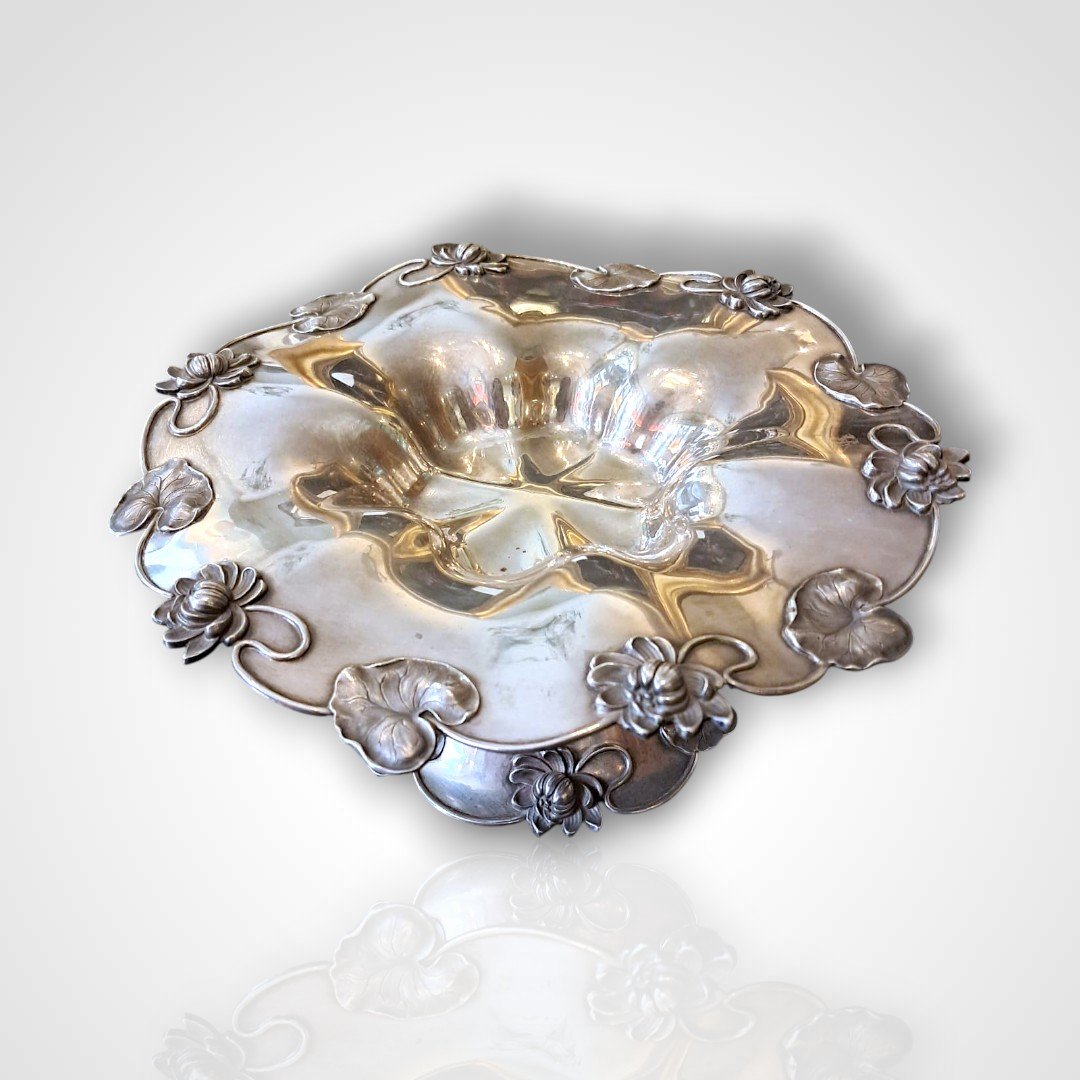 Shreve&amp;Co, coupe sur pied en argent, fin XIXe-d&eacute;but XXe-photo-2