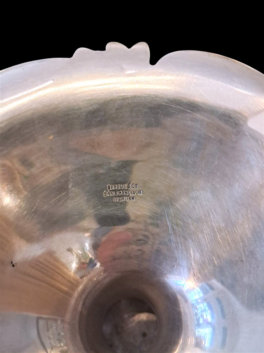 Shreve&amp;Co, coupe sur pied en argent, fin XIXe-d&eacute;but XXe-photo-4